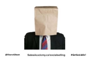 @ShaneGibson #GetSociable!
 