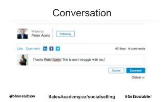 @ShaneGibson #GetSociable!
 