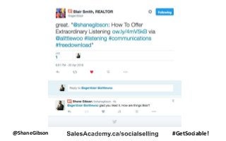 @ShaneGibson #GetSociable!
 