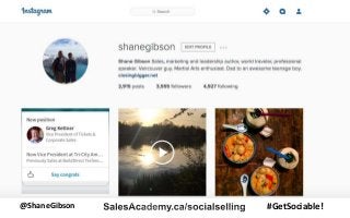 @ShaneGibson #GetSociable!
 