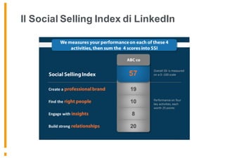 Il Social Selling Index di LinkedIn
 