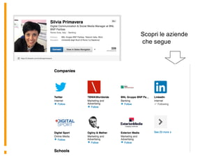 Scopri le aziende
che segue
 