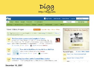 Digg http://digg.com 