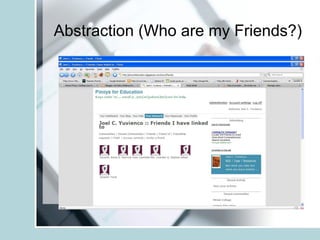 Abstraction (Who are my Friends?) 