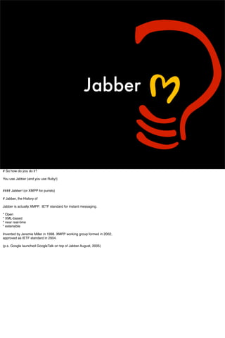 Social Software For Robots