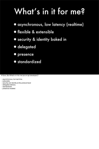 Social Software For Robots