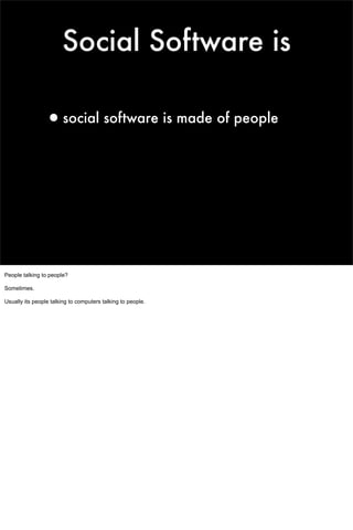 Social Software For Robots