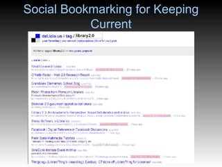 Social Bookmarking for Keeping Current 