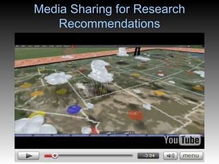 Media Sharing for Research Recommendations 