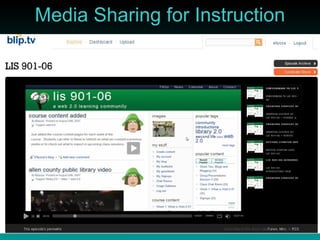Media Sharing for Instruction 