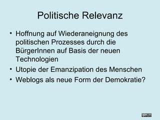 Social Software & Politik