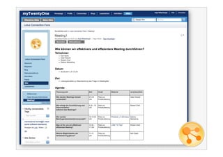 Szenario: Meeting/ Besprechung




24.05.2011          Impulse für Sparkassen   20
 