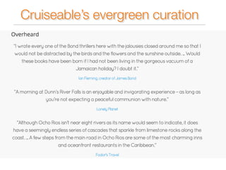 Cruiseable’s evergreen curation 
 