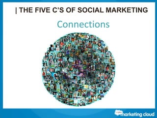 Thank You!
Contact us at www.salesforce.com/marketing-cloud or:
| THE FIVE C’S OF SOCIAL MARKETING
Connections
 