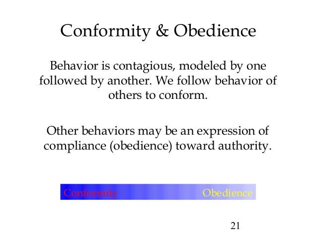 obedience conformity and compliance obedience conformity and compliance
