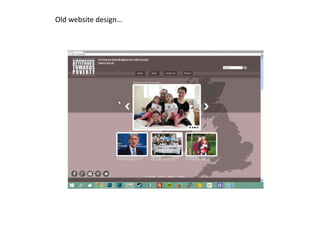 Old website design…
 