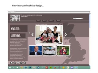 New improved website design…
 