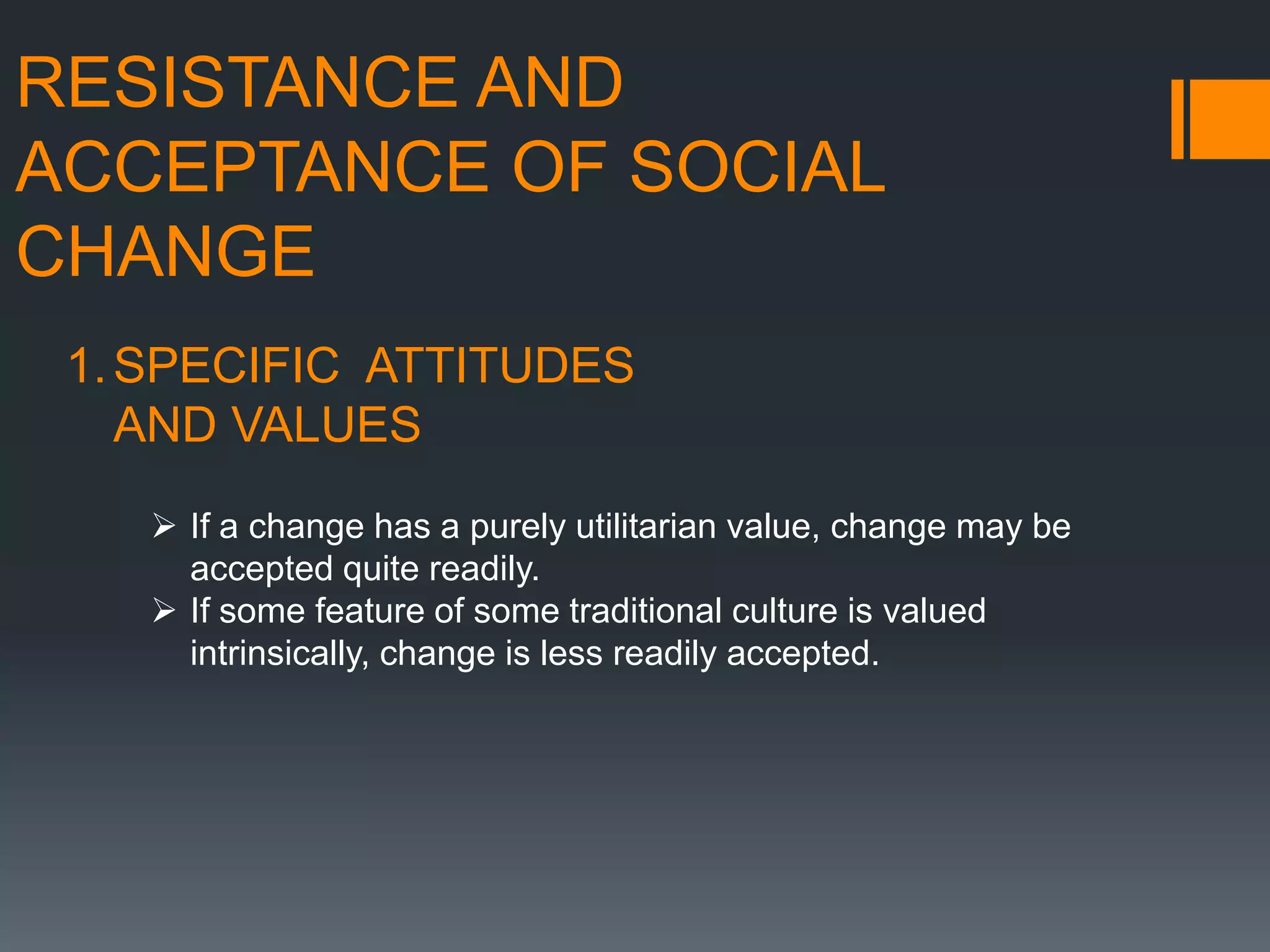 Social and cultural change | PPTX