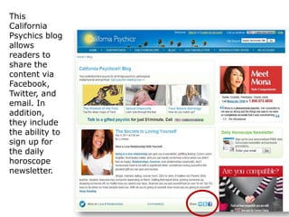 In this Whole Living example, subscribers are able to share the content via email or several social networks via the “ShareThis” call to action. The sharing call to action is clearly linked to the content and easy for subscribers to understand.