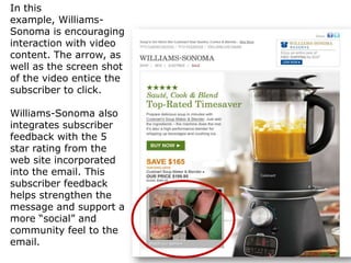 One seemingly simple best practice, but one we’ve seen executed poorly, is to make sure your share link displays on your subscriber’s social network in a way that optimizes your brand and content.  We’ve seen several marketers include share links that show a generic, unbranded post.  In the example above from a well known national clothing retailer, this subscriber’s friends and followers will have little idea what their friend has shared with them.