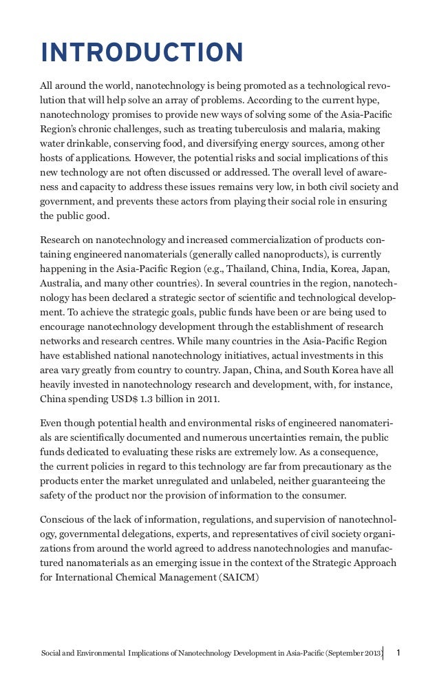 IPEN, NTN, RLANS: Social and Environmental Implications of Social And Environmental Implications Of Nanotechnology