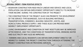 Social and environmental effect of large hydro power | PPTX