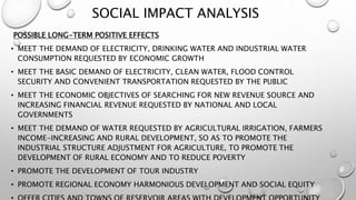 Social and environmental effect of large hydro power | PPTX