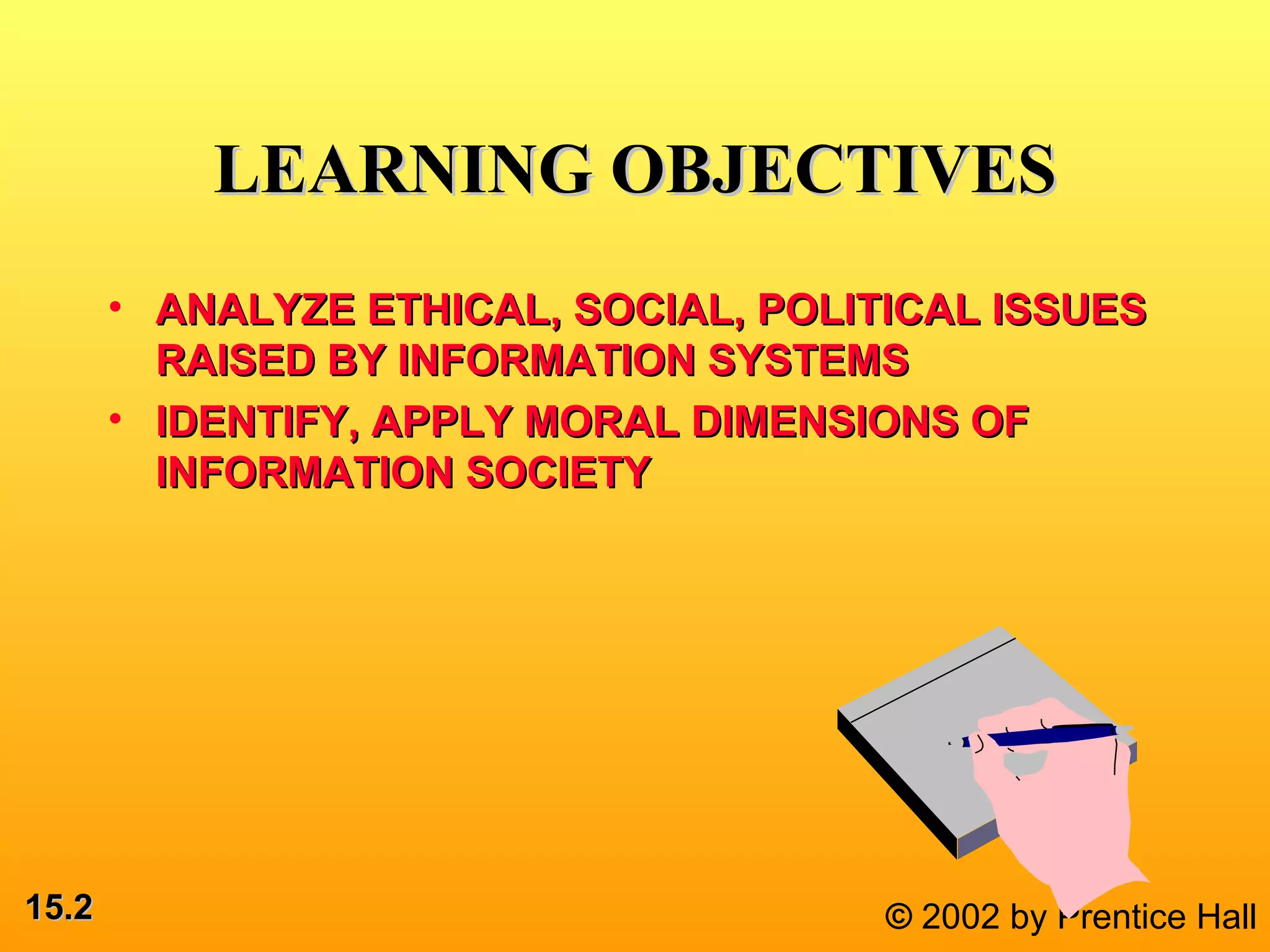 Social & Ethical Issues in Information Systems | PPT