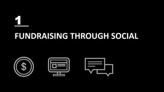 FUNDRAISING THROUGH SOCIAL
1
 