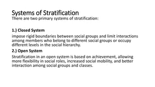 Social and Political Stratification | PPTX