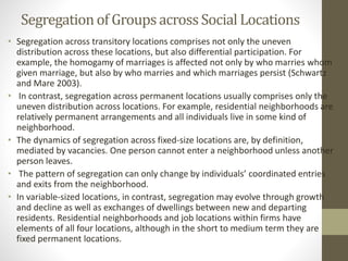 Social and spatial segregation | PPT