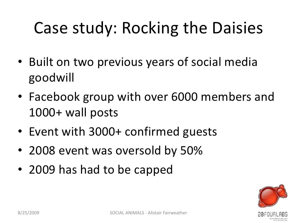 Case study Rocking the Daisies