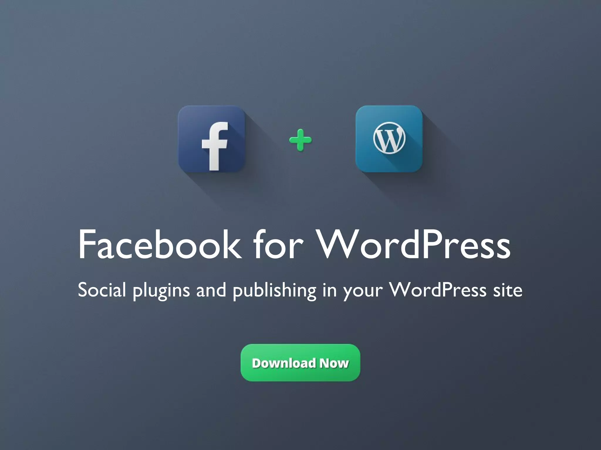 Facebook for WordPress
Social plugins and publishing in your WordPress site
 