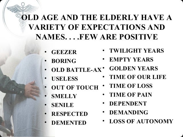 The Sociological Aspects Of Aging
