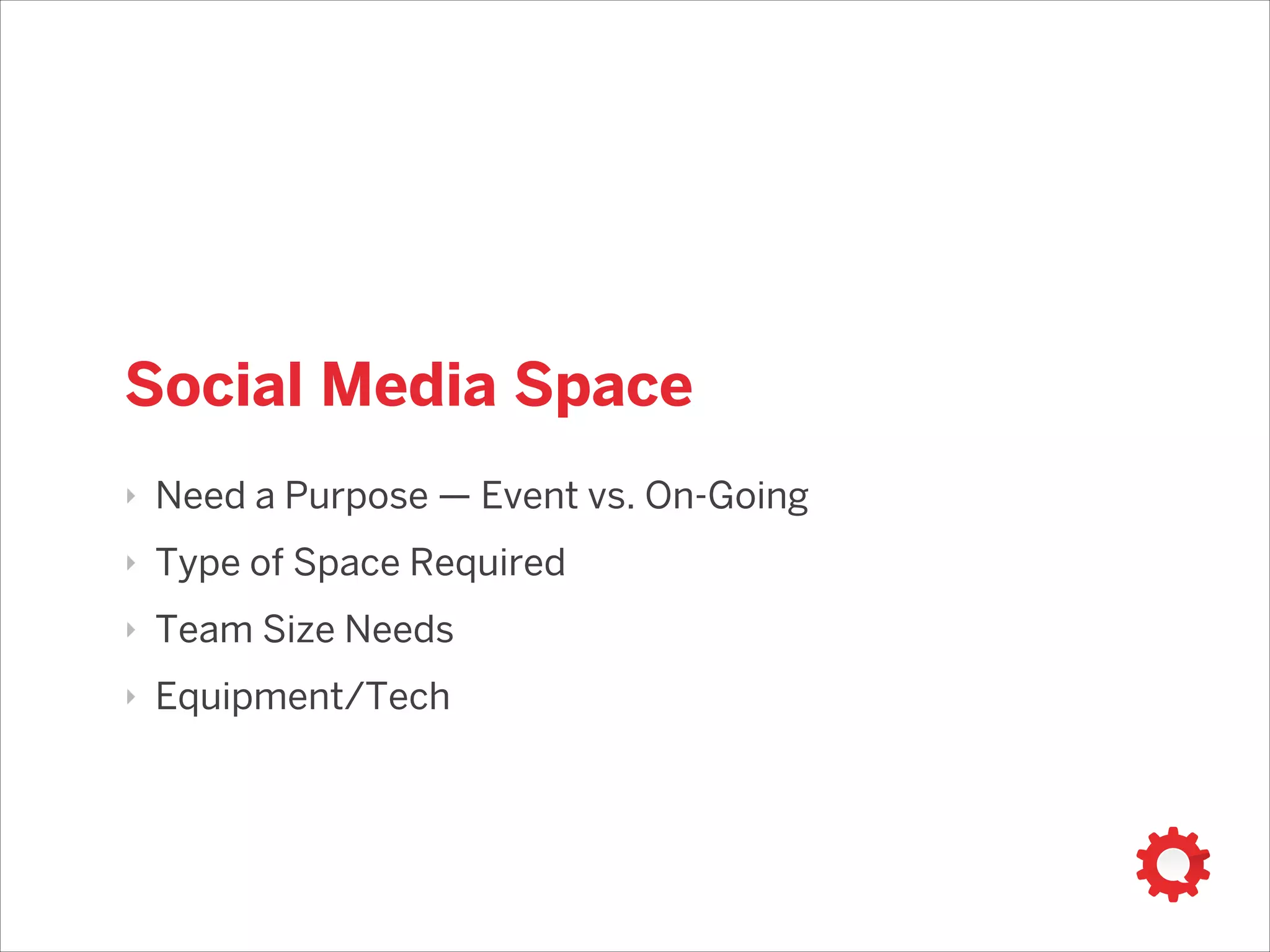 how is social media organized?
Source: Altimeter Group
 