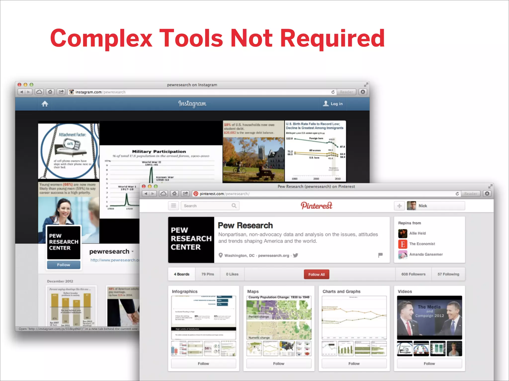 how about a football metaphor?
Source: The NOW Revolution
 