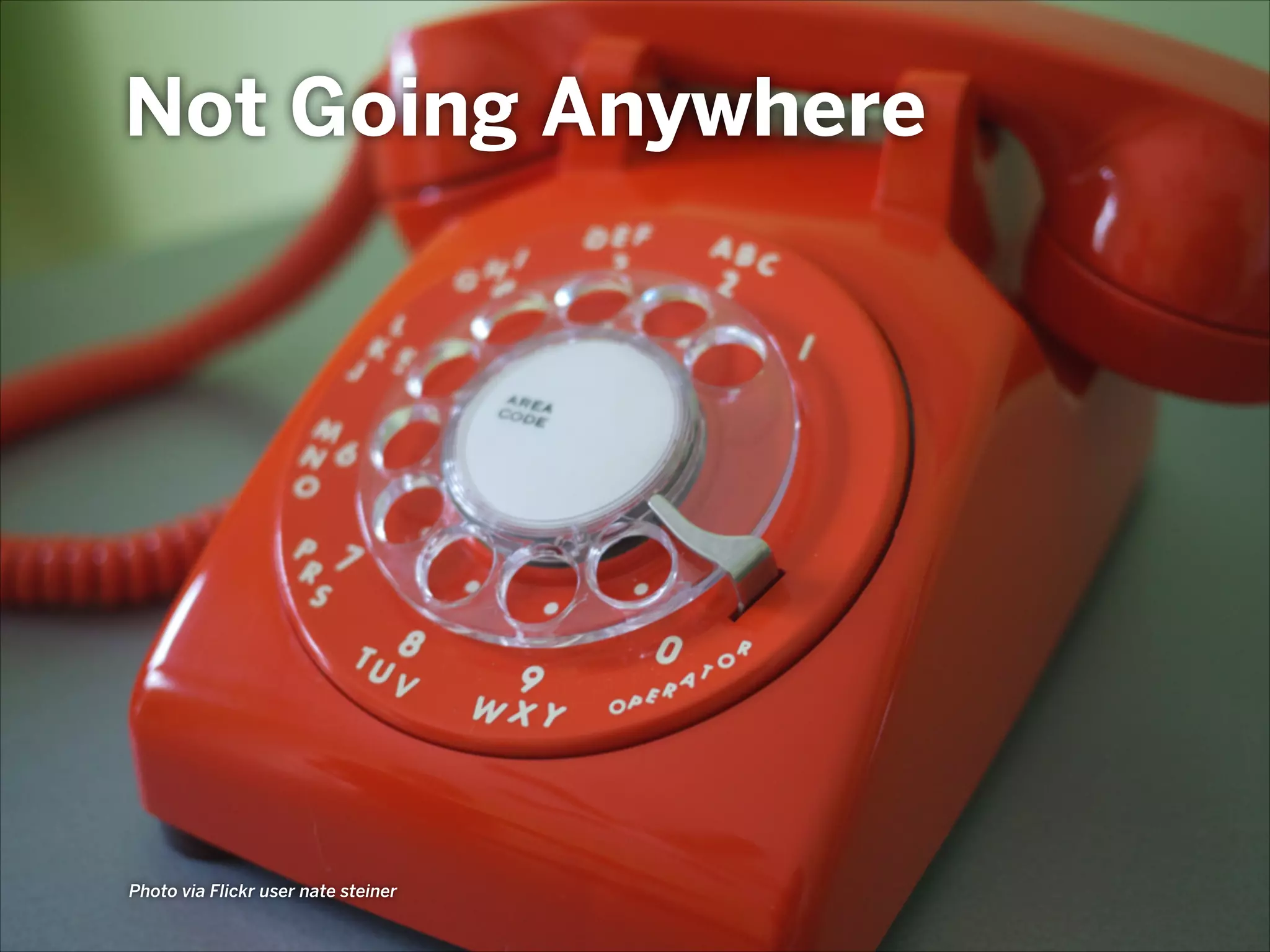 when does this happen? rip 9 to 5?
Photo via Flickr user Dafne Cholet
 