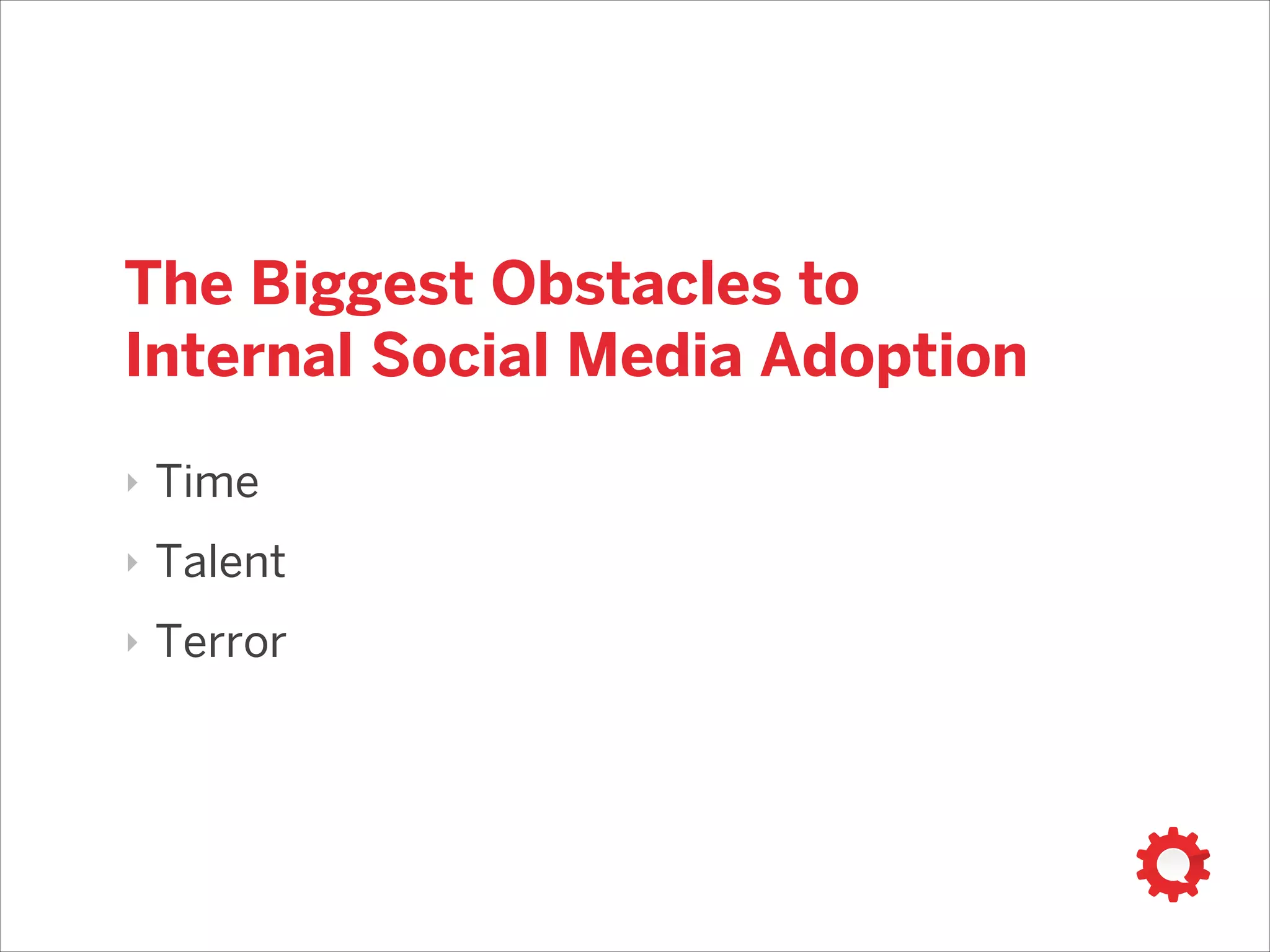 84%of americans use Facebook in the evening  
— night time is prime time for social media
Source: Edison Research
 
