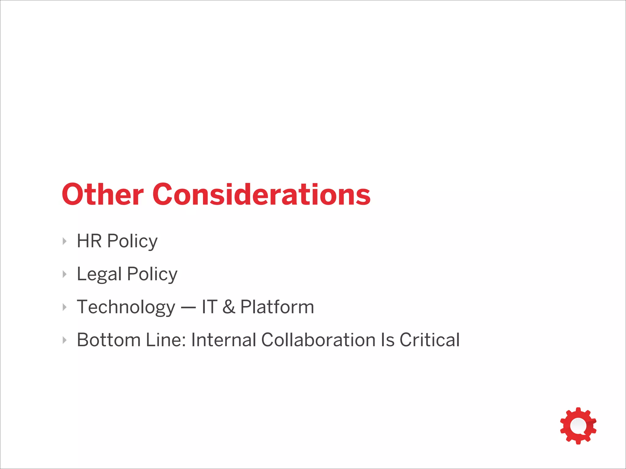 PEOPLE
PROBLEMS
‣ Time
‣ Talent
‣ Treasure TERROR!
 