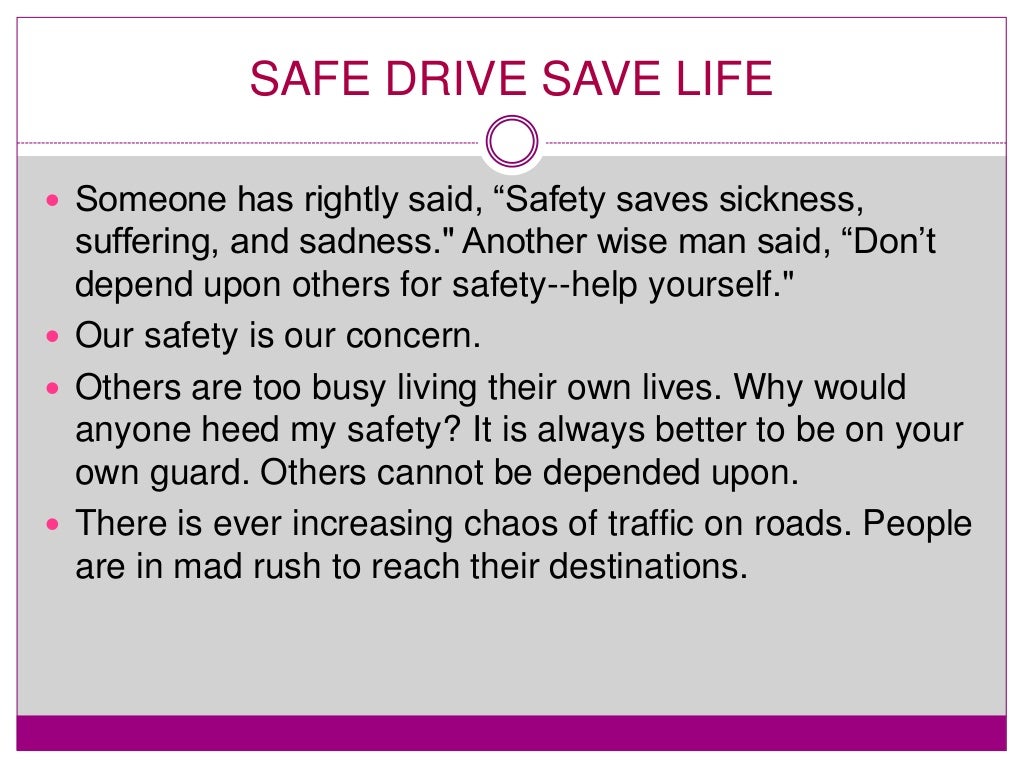 Social awareness program Safe Drive Save Life Campaign