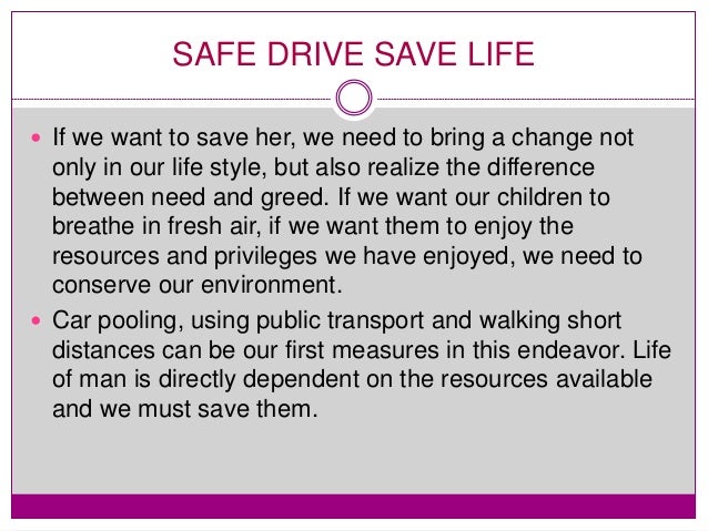 Safe Drive Save Life Paragraph Social awareness program Safe Drive Save Life Campaign
