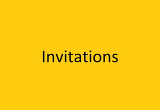 Invitations 