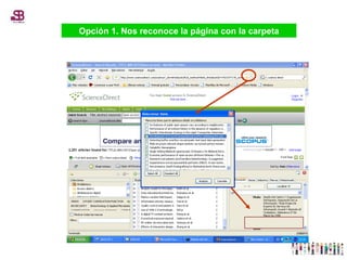 Opción 1. Nos reconoce la página con la carpeta 