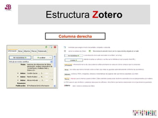 Estructura  Z otero Columna derecha 