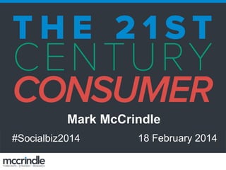 Mark McCrindle
#Socialbiz2014

18 February 2014

 