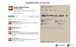 MARKETING	
  IS	
  SOCIAL	
  




                          Energizer is an Edelman Client


25	
  
 