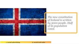 The new constitution
                                              of Iceland is written
                                 ...