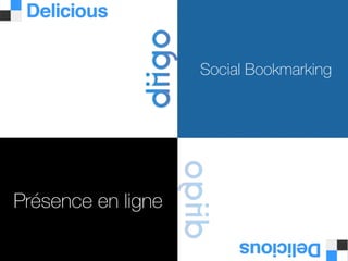 Social Bookmarking
Présence en ligne
 