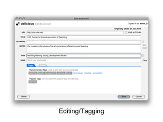 Editing/Tagging 
