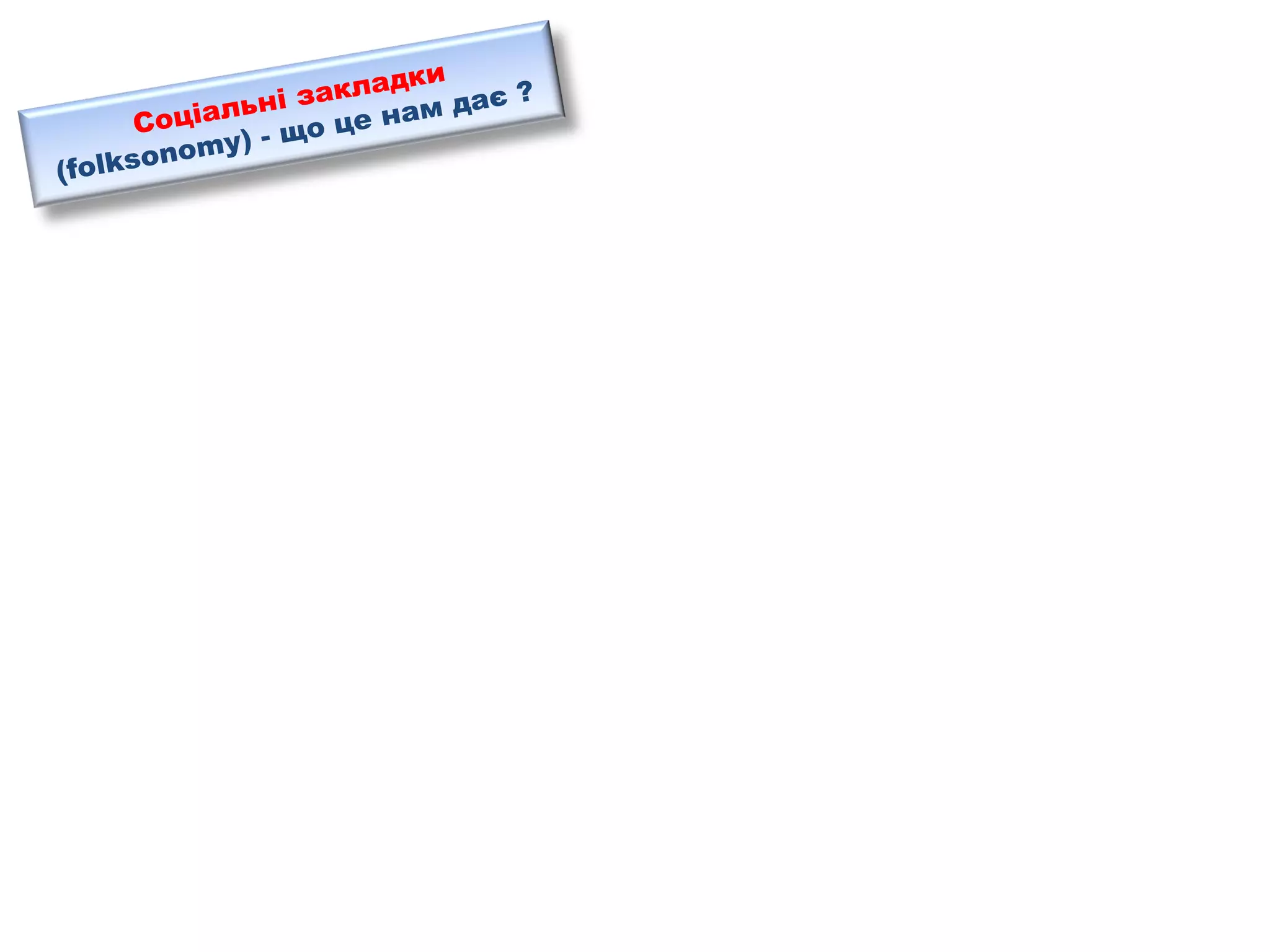 Social Bookmarks, Folksonomies–Complex Networks